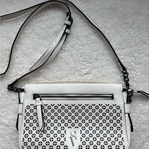 Simply Vera Vera Wang Black and White Crossbody Bag